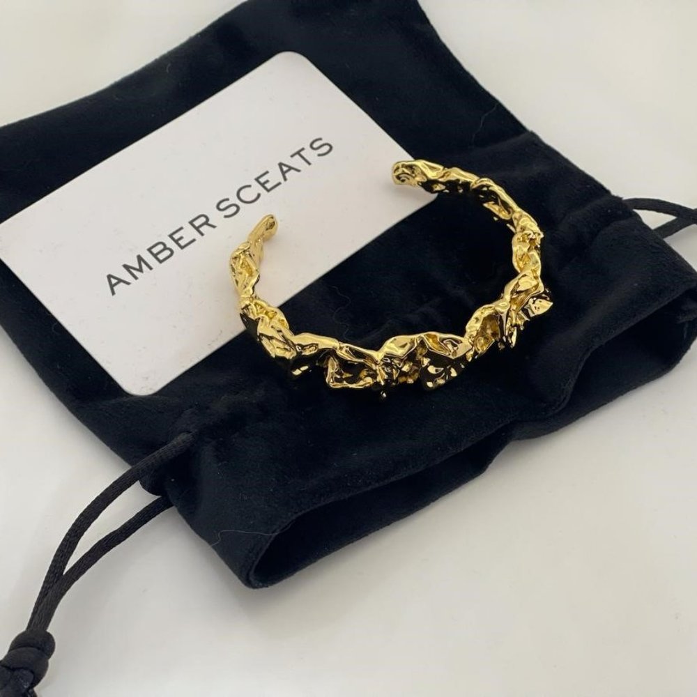 Amber Sceats 24K gold plated bracelet